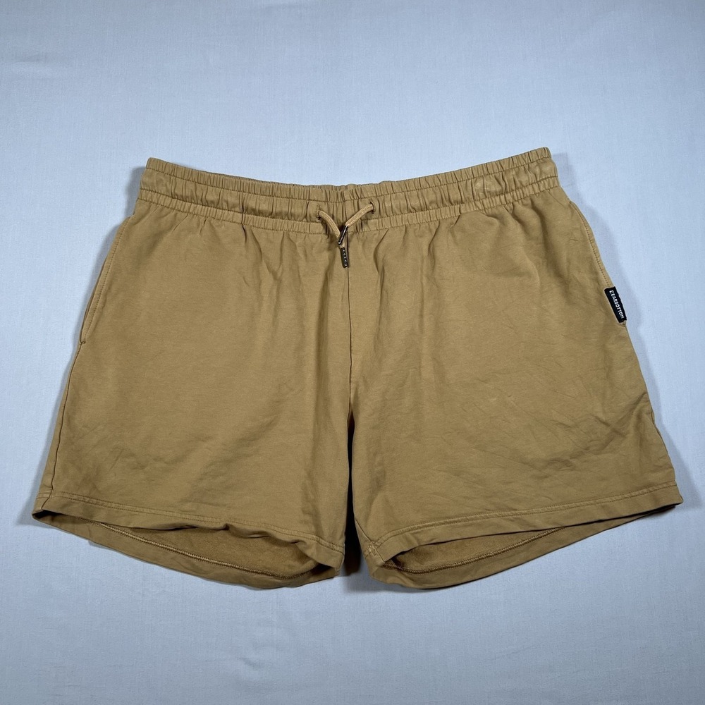 Bearbottom Clothing Men's XXL 5.5" Inseam Tan Cotton‎ Blend Drawstring Sweat